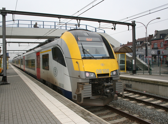 De vroegere rechtstreekse treinverbinding naar Aalst